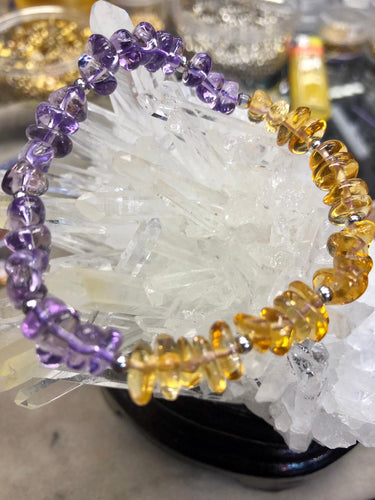 Amethyst X Citrine Bracelet