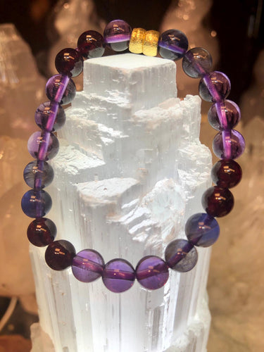 Amethyst X Iolite X Garnet Bracelet