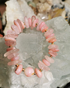 Pink Opal Bracelet