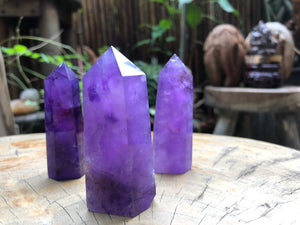 Natural Amethyst points